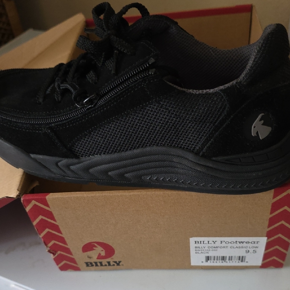 Men's Black Comfort Sneakers